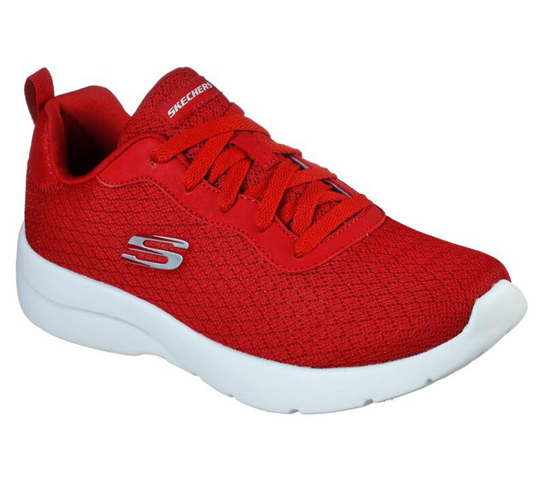 Skechers Dam Röda Sneakers - Dynamight 2.0 - Eye To Eye - Sverige (VDNBI-8679)
